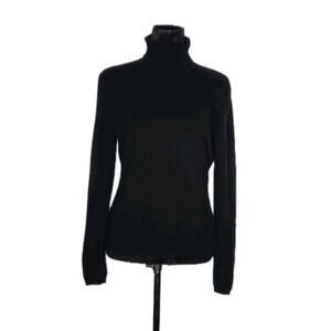Collection Fifty Nine Black Cashmere Turtleneck Sweater Petite L Bloomingdale’s